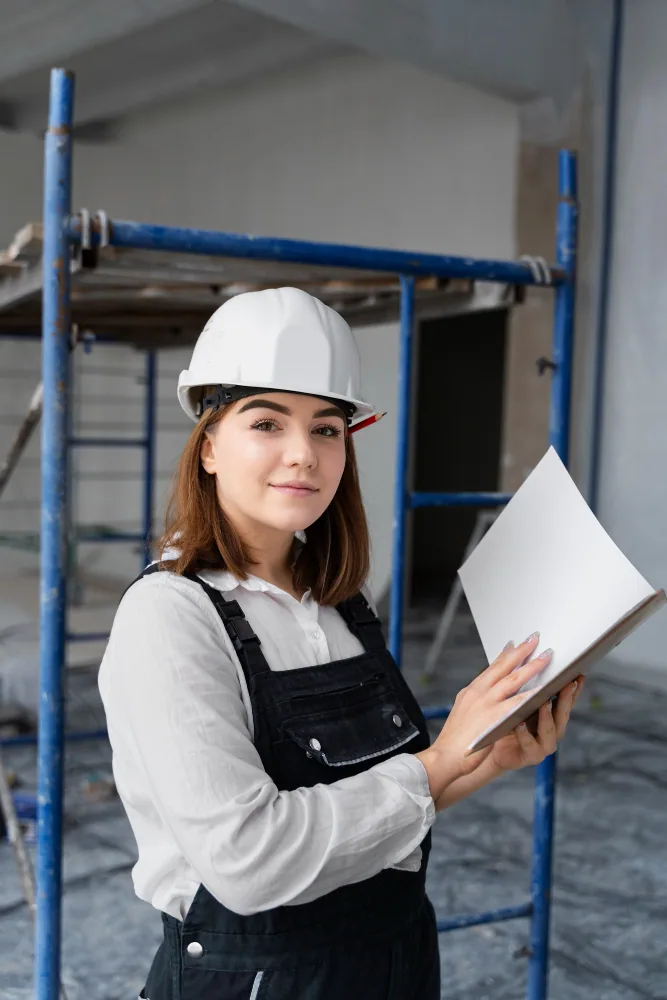 Site supervisor with plans